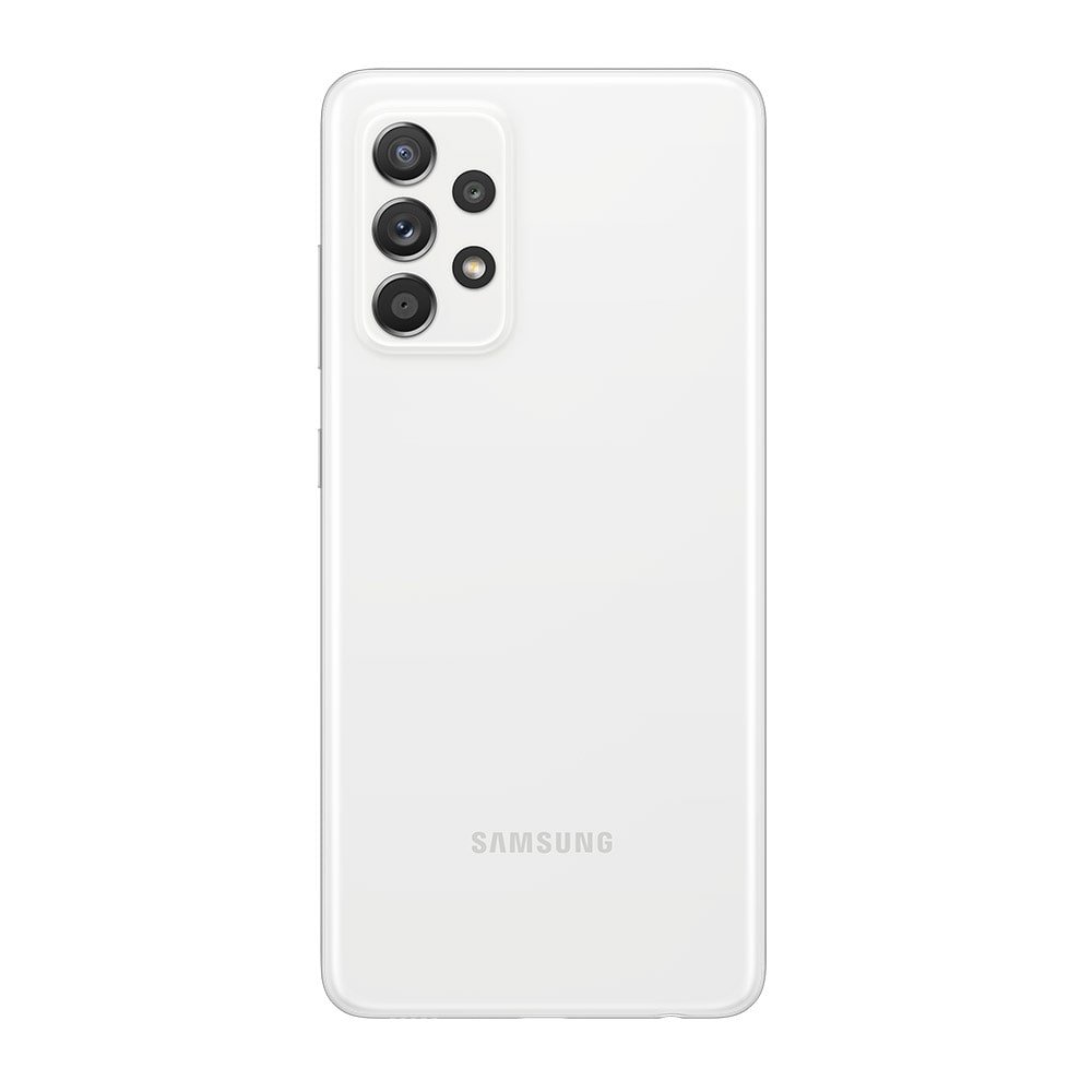 Smartphone Samsung Galaxy A52, Branco, Tela de 6.5"- 4G+Wi-Fi+NFC, And. 11, Câm. Tras. em 64+12+5+5MP, Frontal de 32MP, 128GB