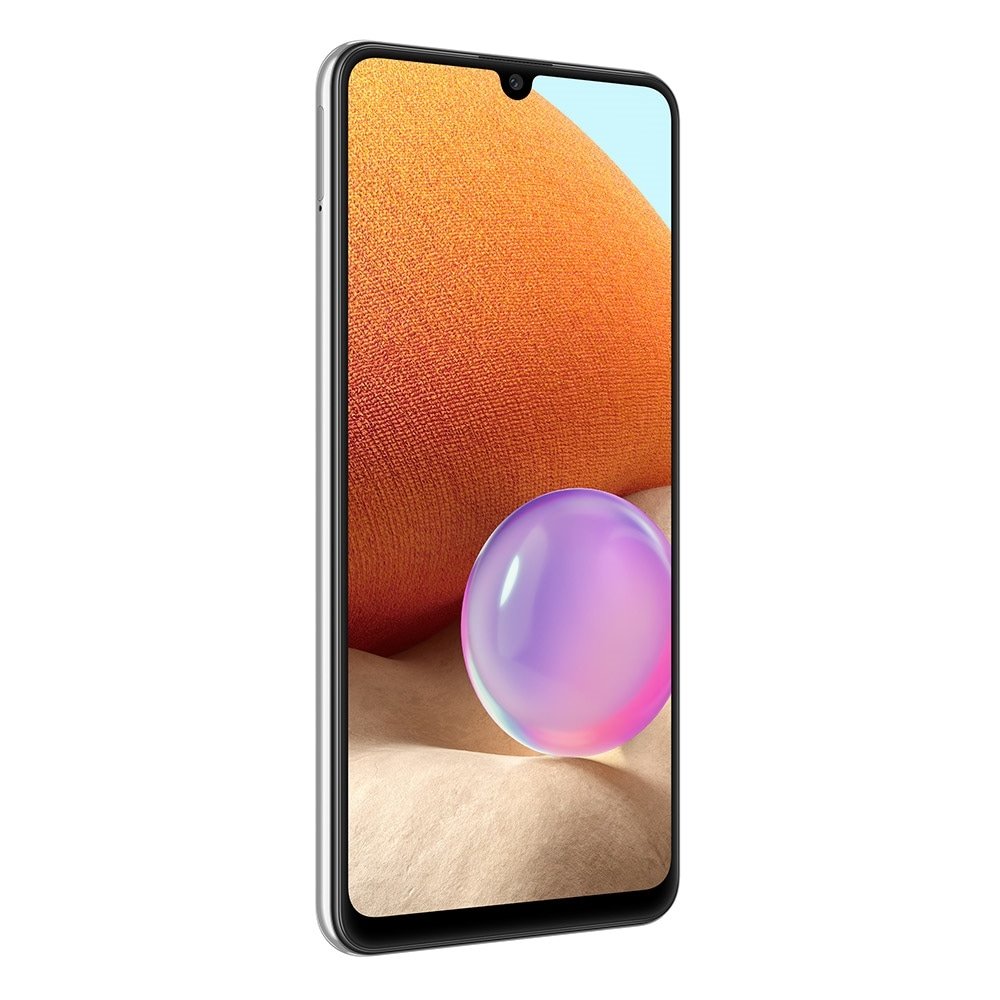 Smartphone Samsung Galaxy A32, Branco, Tela de 6.4"| 4G+Wi-Fi+NFC, And. 11, Câm. Tras. em 64+8+5+2MP, Frontal de 20MP, 128GB