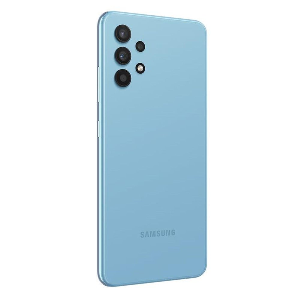 Smartphone Samsung Galaxy A32, Azul, Tela de 6.4", 4G+Wi-Fi+NFC, And. 11, Câm. Tras. de 64+8+5+2MP, Frontal de 20MP, 128GB