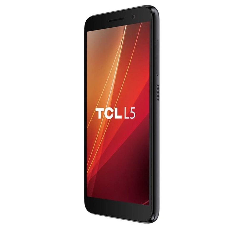 Smartphone TCL L5, Preto, Tela de 5", 4G+Wi-Fi, Android 8, Câm. Tras. de 8MP, Frontal de 5MP, 16GB