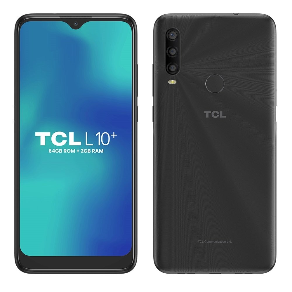 Smartphone TCL L10+ Plus, Cinza Titânio, Tela de 6.22", 4G+Wi-Fi, Android 10, Câm. Tras. de 13+5+2MP, Frontal de 5MP, 64GB