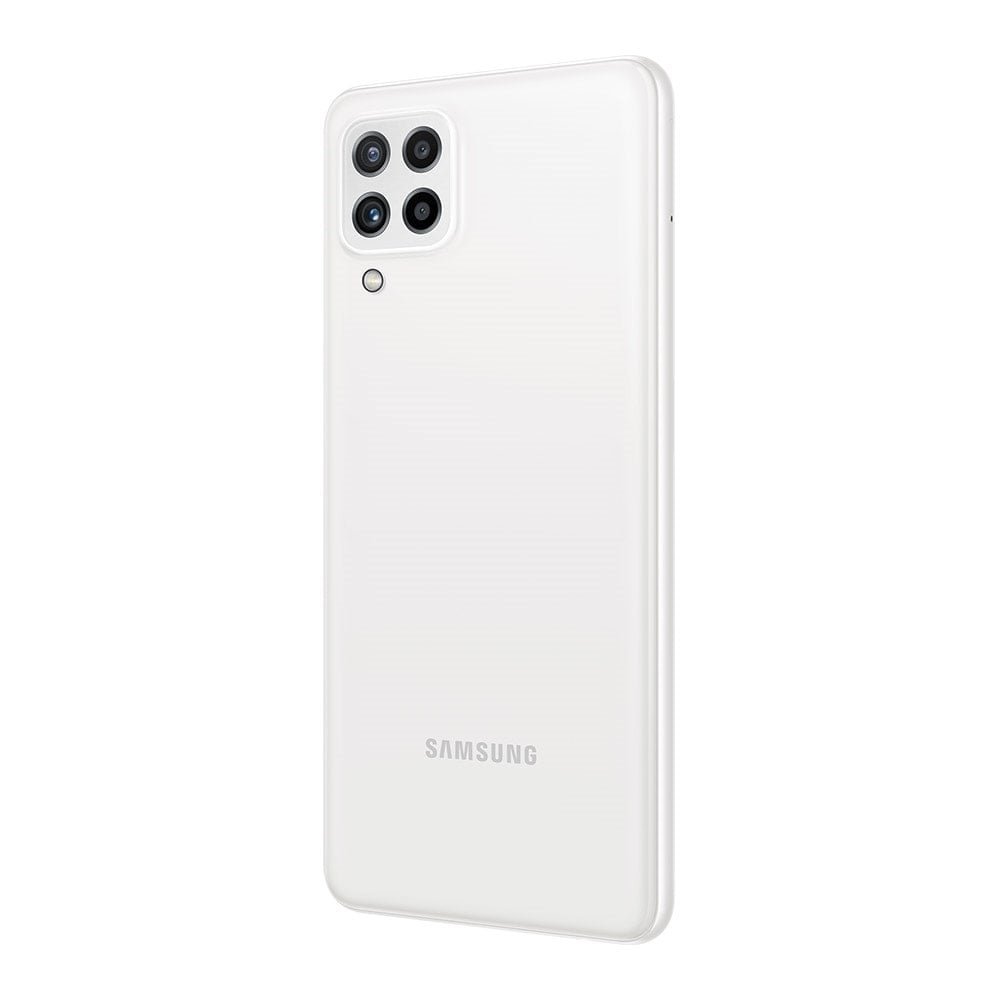 Smartphone Samsung Galaxy A22, Branco,Tela de 6.4"- 4G+Wi-Fi+NFC, And. 11,Câm. Tras. em  48+8+2+2MP, Frontal 13MP, 4GB RAM,128G