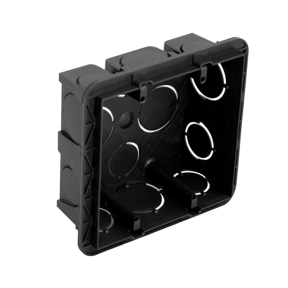 Caixa De Luz Embutir Legrand 4x4 Preta - Embalagem c/ 16 unidades
