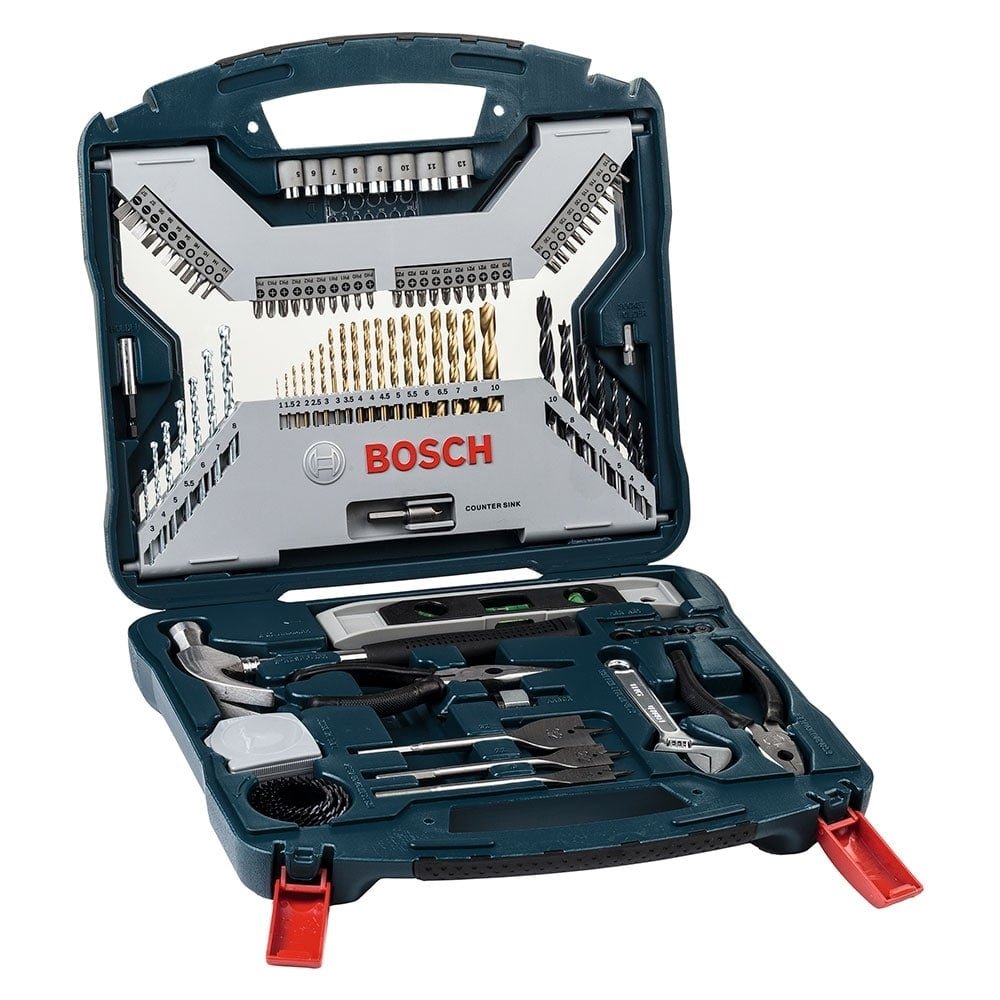 Jogo de Ferramentas Bosch X-Line 103 Peças Azul