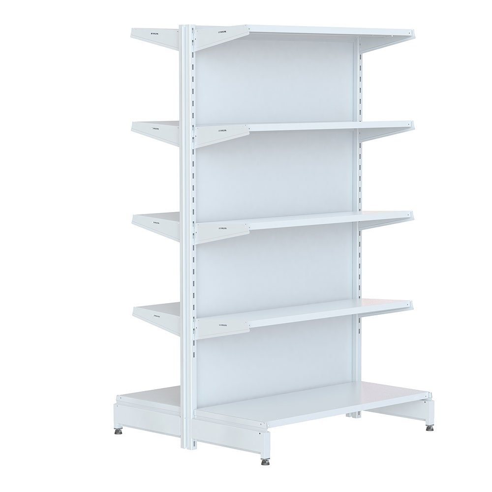 Gôndola Face Inicial Centro 1,60m com 10 Prateleiras