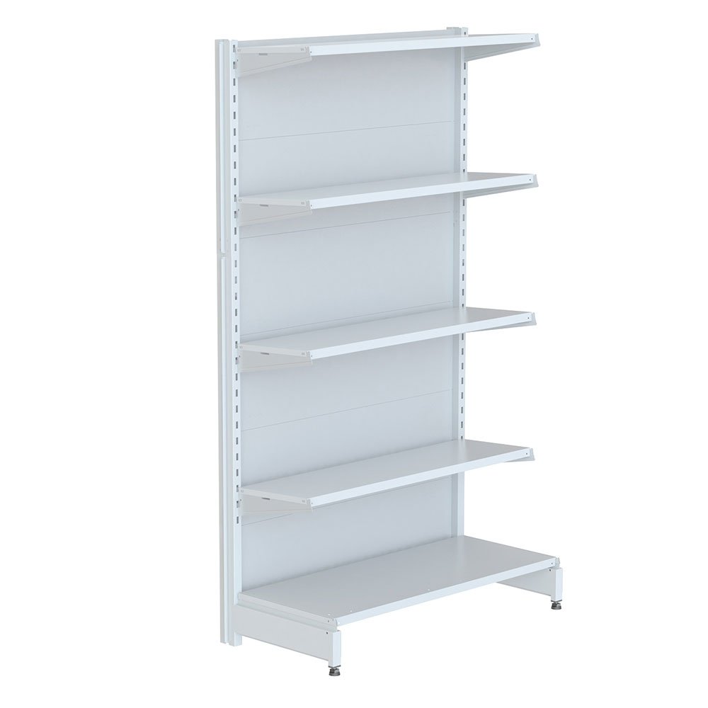 Gôndola Amapá Premium Flex 40 Inicial Parede 1,70 x 0,92 x 0,30/0,40, 5 Prateleiras