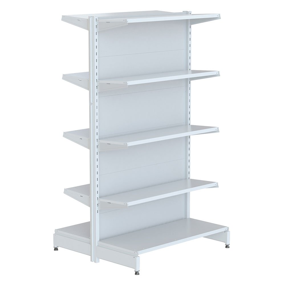 Gôndola Amapá Premium Flex 40 Inicial Centro 1,70 x 0,92 x 0,30/0,40, 10 Prateleiras