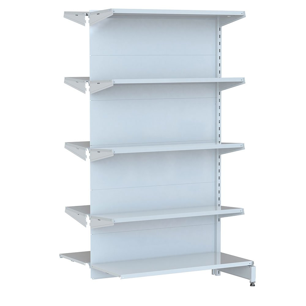 Gôndola Amapá Premium Flex 40 Continuação Centro 1,70 x 0,92 x 0,30/0,40, 10 Prateleiras