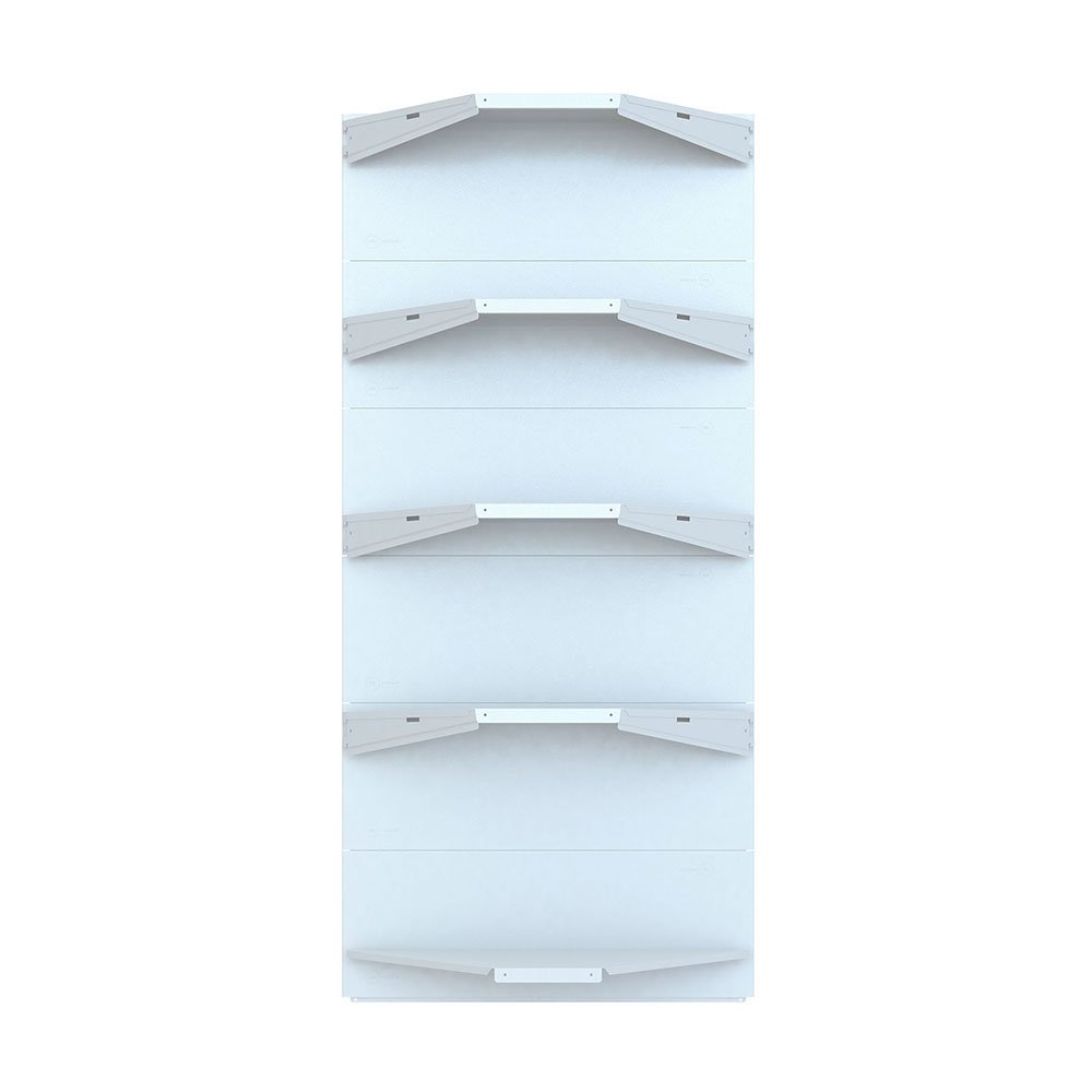 Gôndola de Canto Amapá Premium Flex 60, 5 Prateleiras