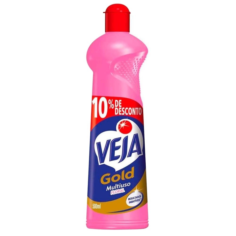 Limpador Veja Multiuso Floral 500ml Embalagem com 24 Unidades