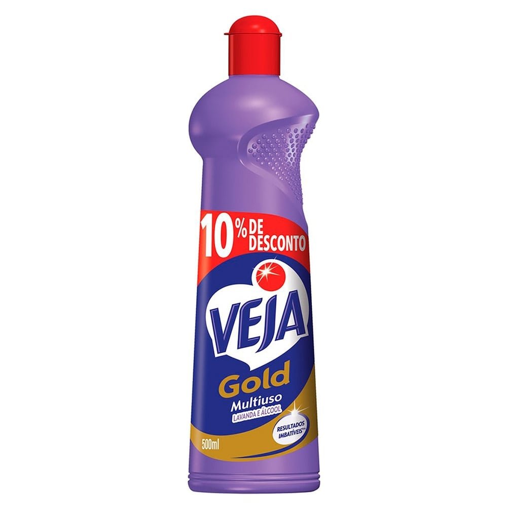 Limpador Veja Multiuso Lavanda 500ml Embalagem com 24 Unidades