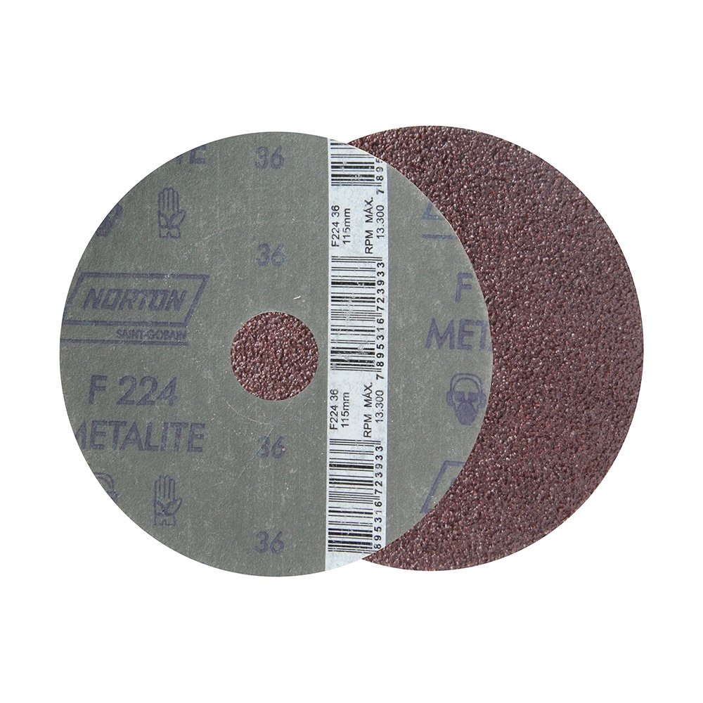 10 Discos Lixa Norton F224 G036 4,5P