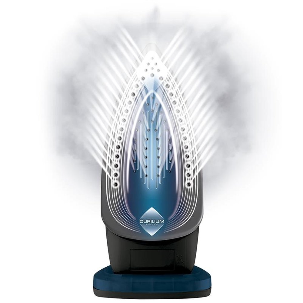 Ferro de Passar a Vapor Arno Ultragliss I FUA1, Base Durilium Airglide, 1200W, Azul, 220V