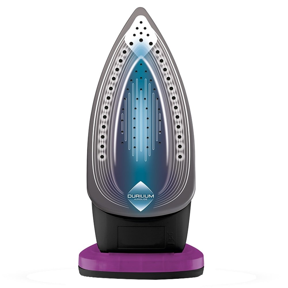 Ferro de Passar a Vapor Arno Ultragliss III FUA3 - Base Durilium Airglide, 1200W, Vinho, 110V