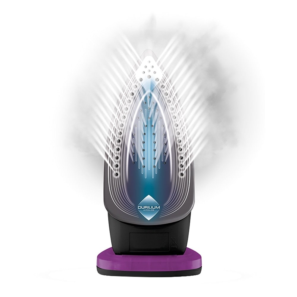 Ferro de Passar a Vapor Arno Ultragliss III FUA3 - Base Durilium Airglide, 1200W, Vinho, 110V