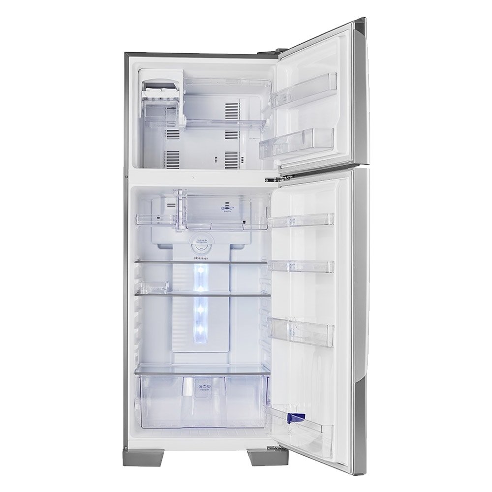 Geladeira/Refrigerador Panasonic 435 Litros A++ NR-BT50BD3XA - Frost Free, 2 Portas, Econavi, Aço Escovado, 110V