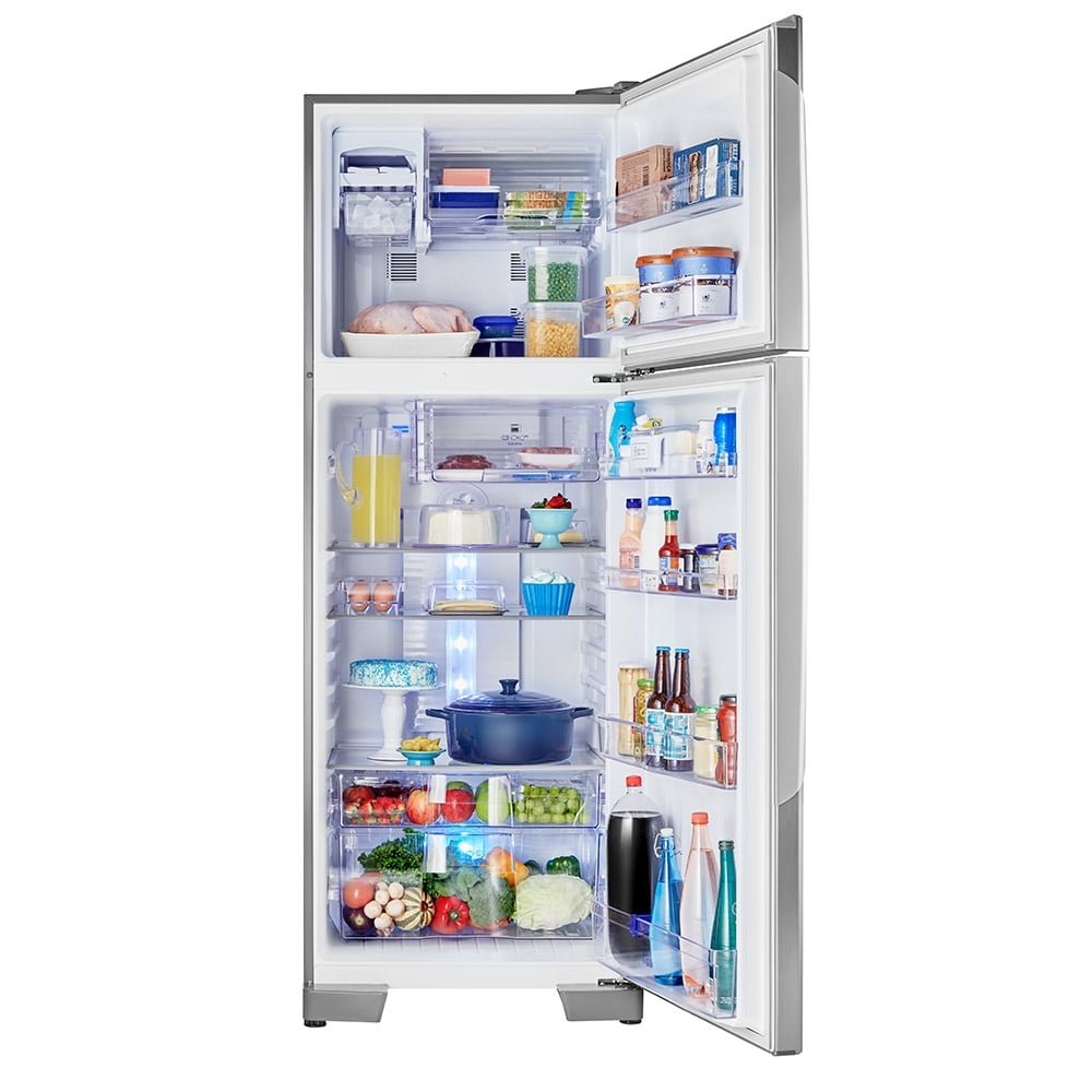 Geladeira/Refrigerador Panasonic 483 Litros A+++ NR-BT55PV2XA - Frost Free, Inverter, 2 Portas, Econavi, Aço Escovado, 110V