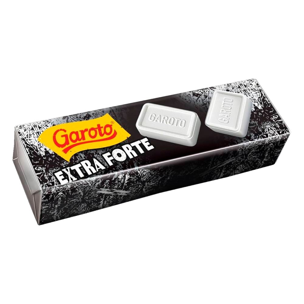 Pastilha Garoto Menta Extra Forte 17g - Embalagem com 40 Unidades