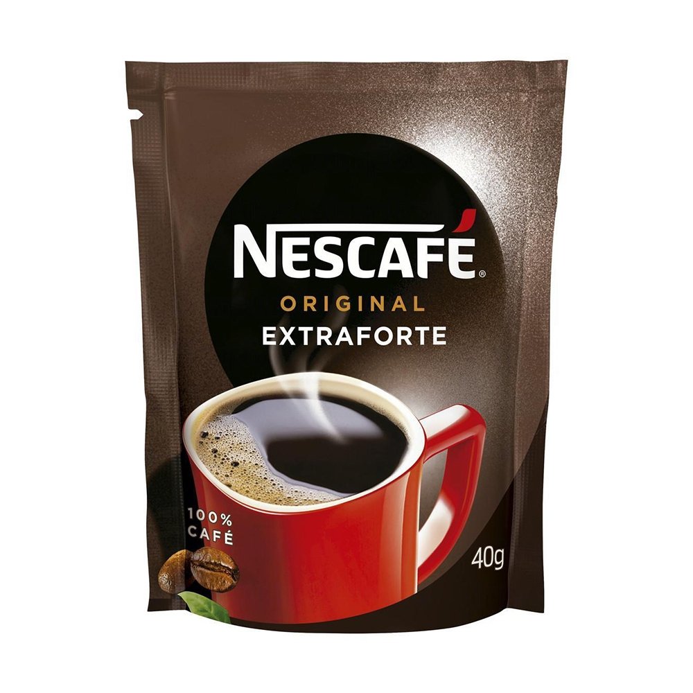 Café Solúvel Nescafé Original Extra Forte Sachê 40g - Embalagem com 24 Unidades