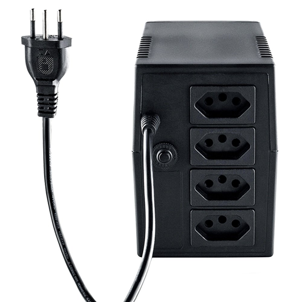 Nobreak Intelbras XNB, 600VA, 4 Tomadas, Preto Entrada e Saída 110V