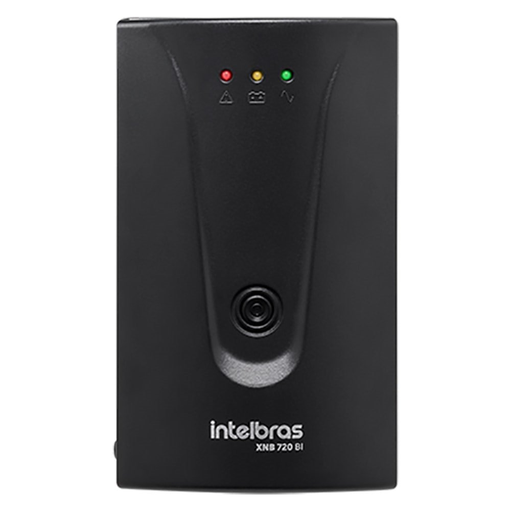 Nobreak Intelbras Interativo XNB, 720VA, 6 Tomadas, Preto Entrada Bivolt Saída 120V