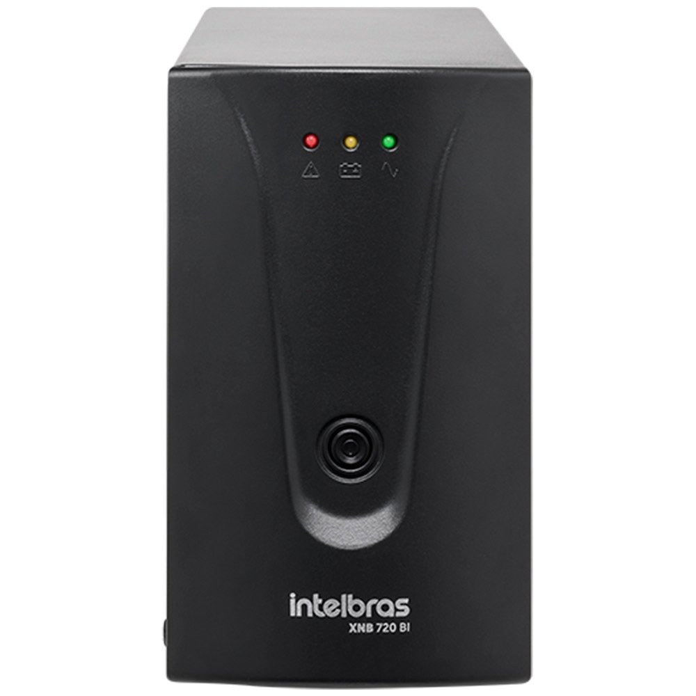 Nobreak Intelbras Interativo XNB, 720VA, 6 Tomadas, Preto Entrada Bivolt Saída 120V