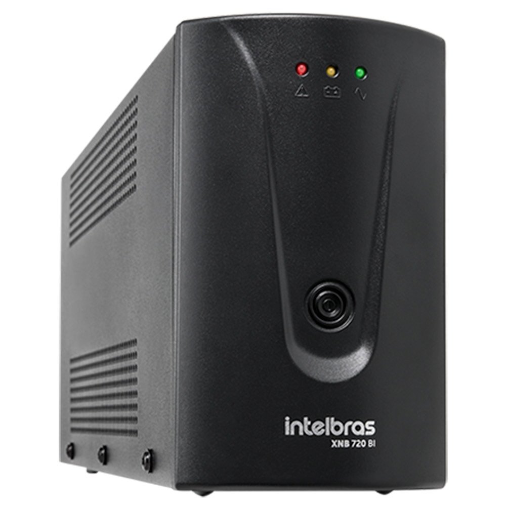 Nobreak Intelbras Interativo XNB, 720VA, 6 Tomadas, Preto Entrada Bivolt Saída 120V