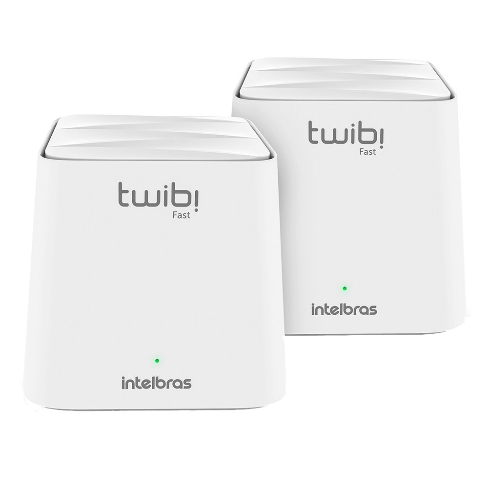 Roteador Wireless Intelbras Mesh Twibi Fast, 1200mbps, 2 Antenas Internas Dual Band 2 Unidades