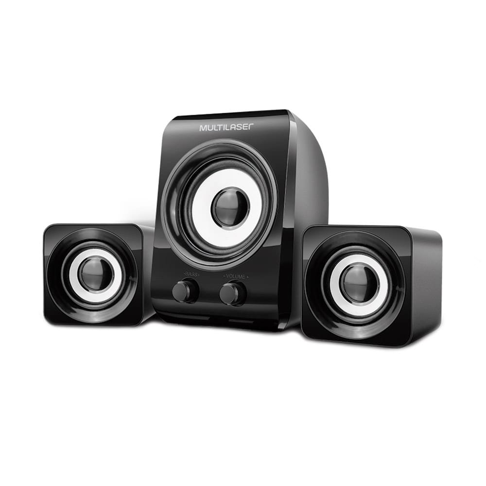 Caixa de Som Multilaser SP172, USB, 14W RMS