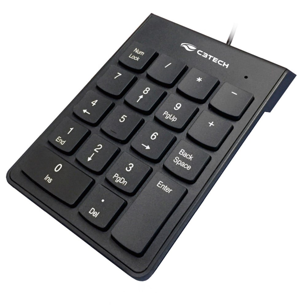 Teclado C3TECH KN-10BK com Fio USB