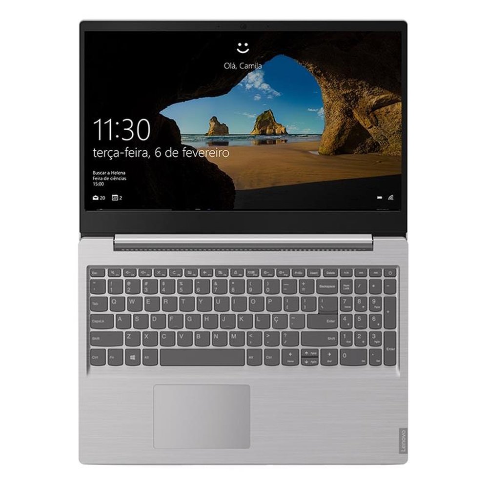 Notebook Lenovo IdeaPad S145-15IGM, Intel Celeron, Dual Core, 4GB, 500GB, Tela 15", Windows 10, Prata