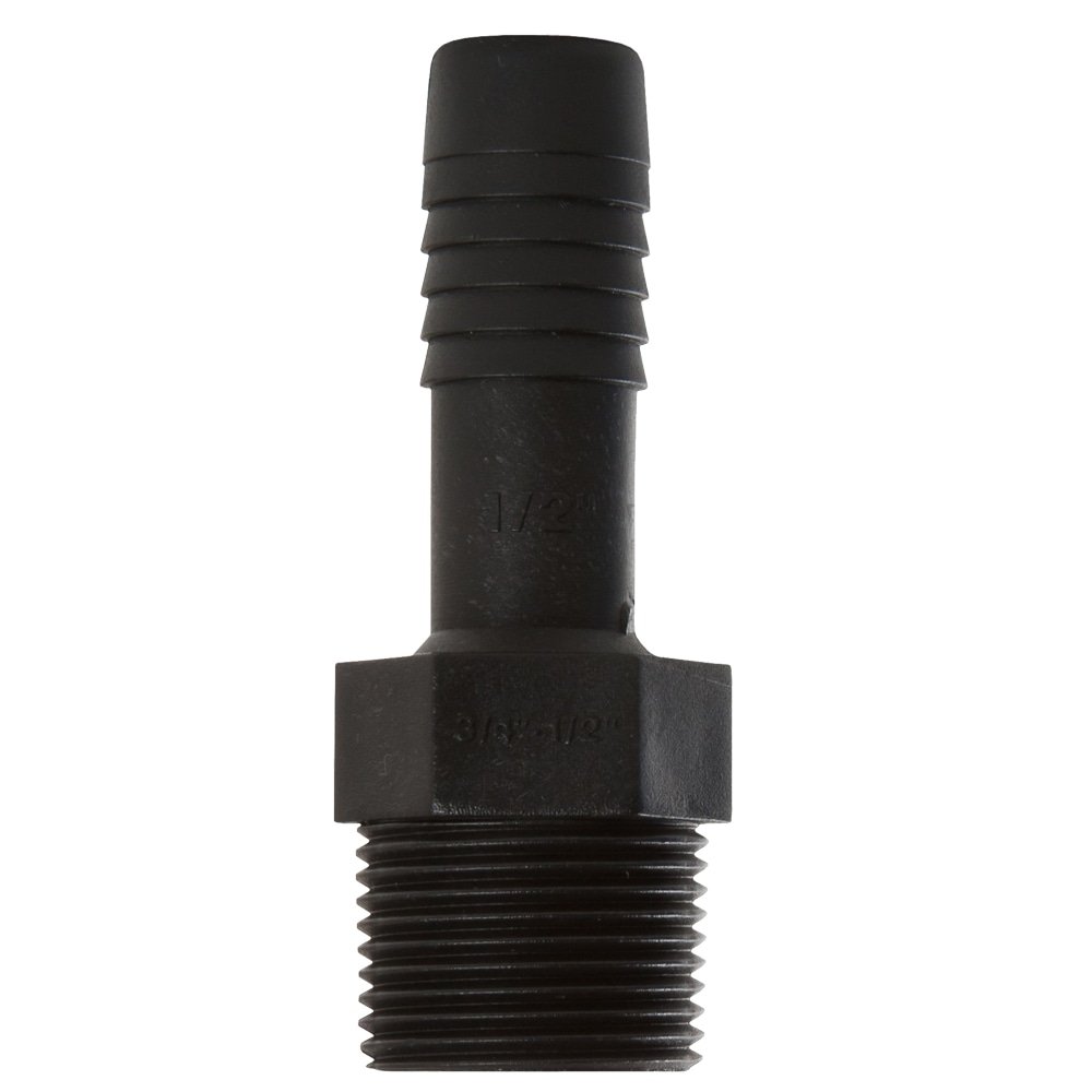 Adaptador Redução Plasbohn 1x3/4p Preto - Embalagem c/ 25 unidades