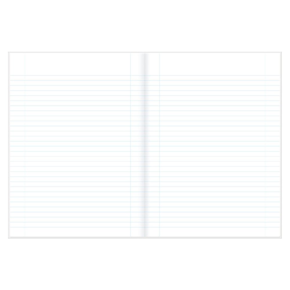 Caderno Costurado Tilibra Universitário Capa Dura D+Azul Sem Pauta 96 Folhas - Embalagem com 5 Unidades