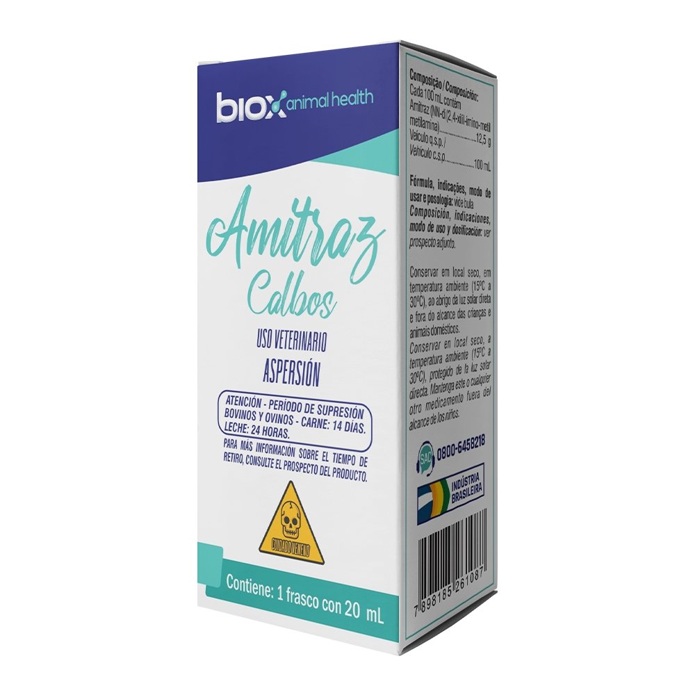 Amitraz Calbos Pulverização 20ml