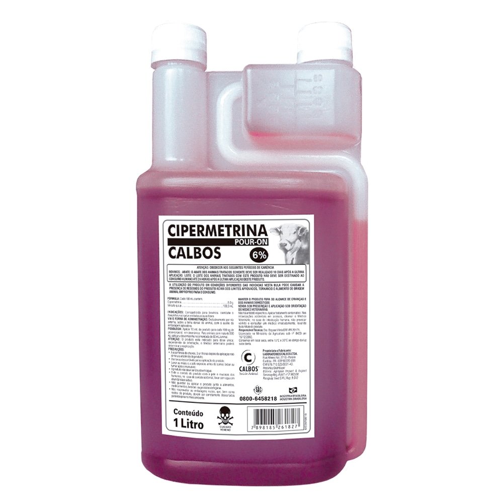 Cipermetrina Pour On Calbos 1 Litro