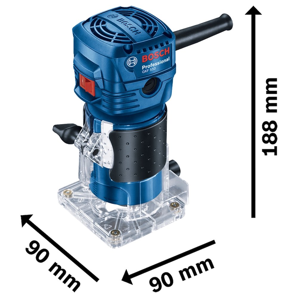 Tupia Bosch GKF 550 550W 110V