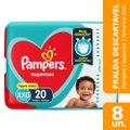 Fralda Descartável Pampers Supersec Tamanho XXG - 8 Pacotes com 20 Fraldas - Total 160 Tiras
