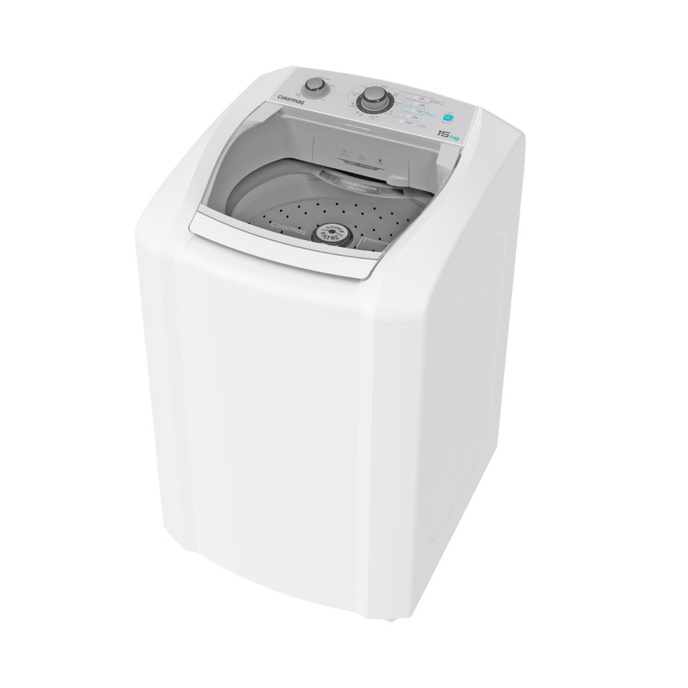 Máquina de Lavar Roupas Colomarq 15 Kg LCA - Sistema Antimanchas, Filtro Duplo de Fiapos, Branca, 220V