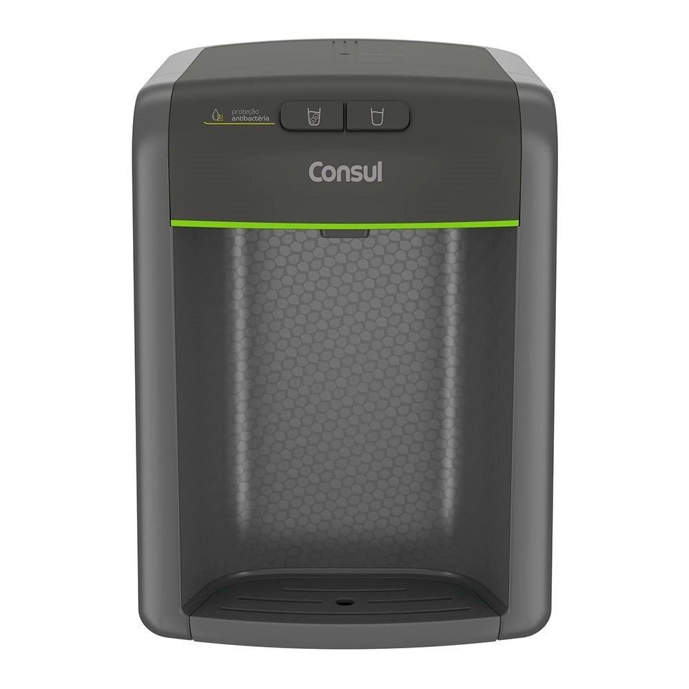 Purificador de água Consul CPB34AFVNA - Refrigeração Eletrônica com Filtragem, Cinza, Bivolt