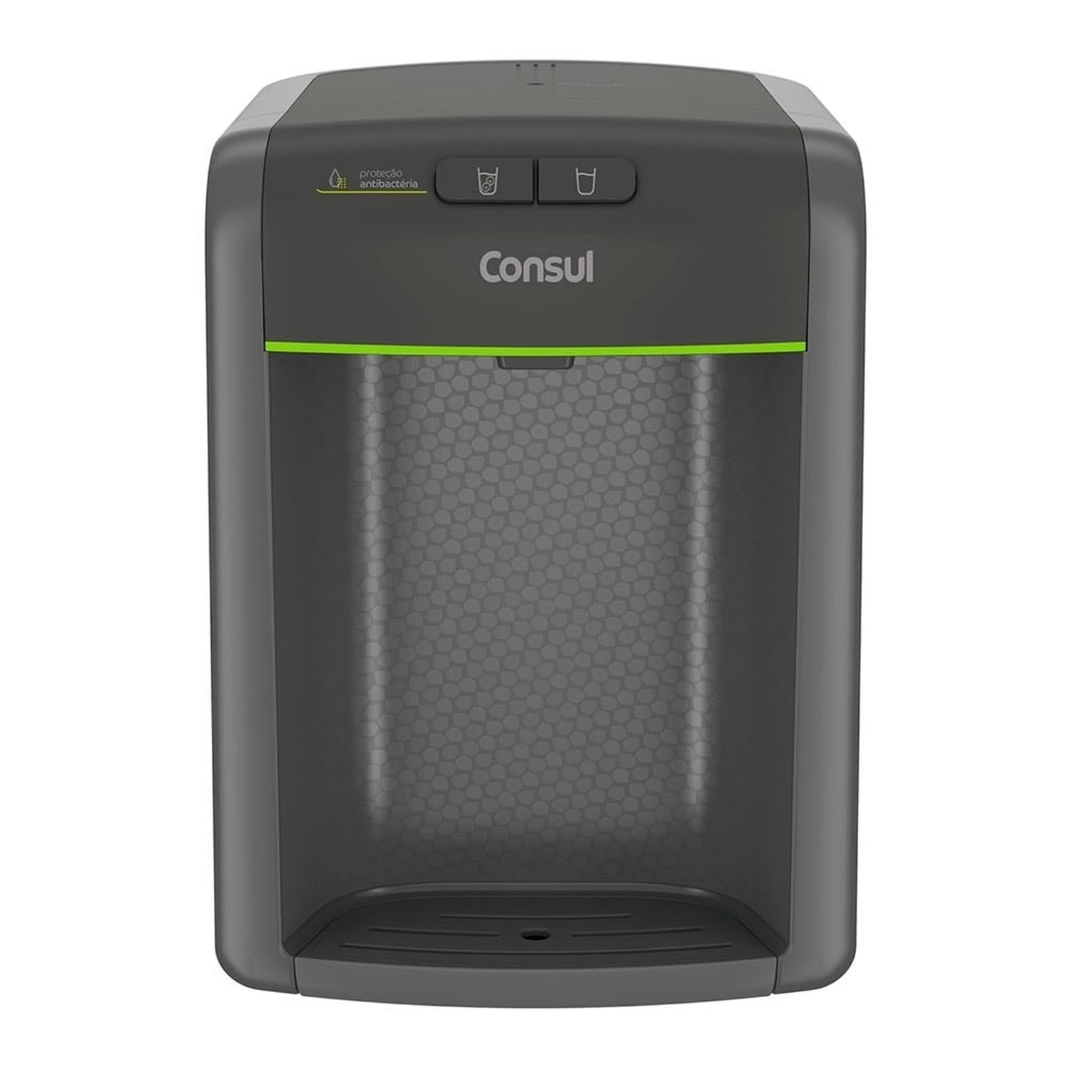 Purificador de água Consul CPB34AFVNA - Refrigeração Eletrônica com Filtragem, Cinza, Bivolt
