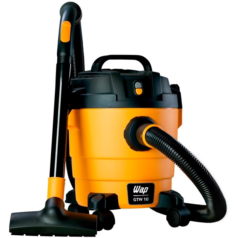Aspirador de Pó e Água WAP GTW10 - 10 Litros, 1400W, Soprador, com Fio, Amarelo, 220V