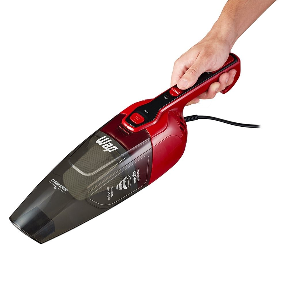 Aspirador de Pó Vertical Wap Clean Speed, 2 em 1 | 1000W, Filtro Lavável, Portátil, com Fio, Vermelho, 110V