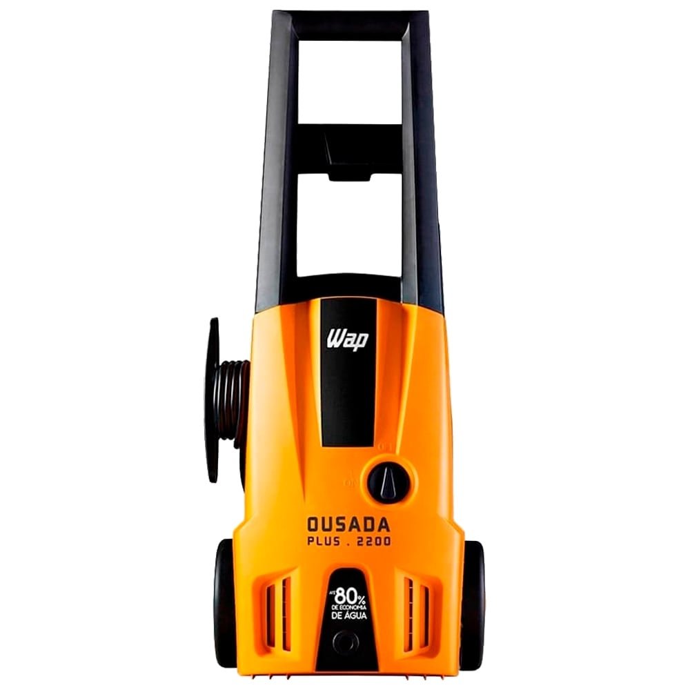 Lavadora de Alta Pressão WAP Ousada Plus 2200 - 1500W, 1750 PSI, Compacta com Jato Regulável, Laranja/Preto, 110V