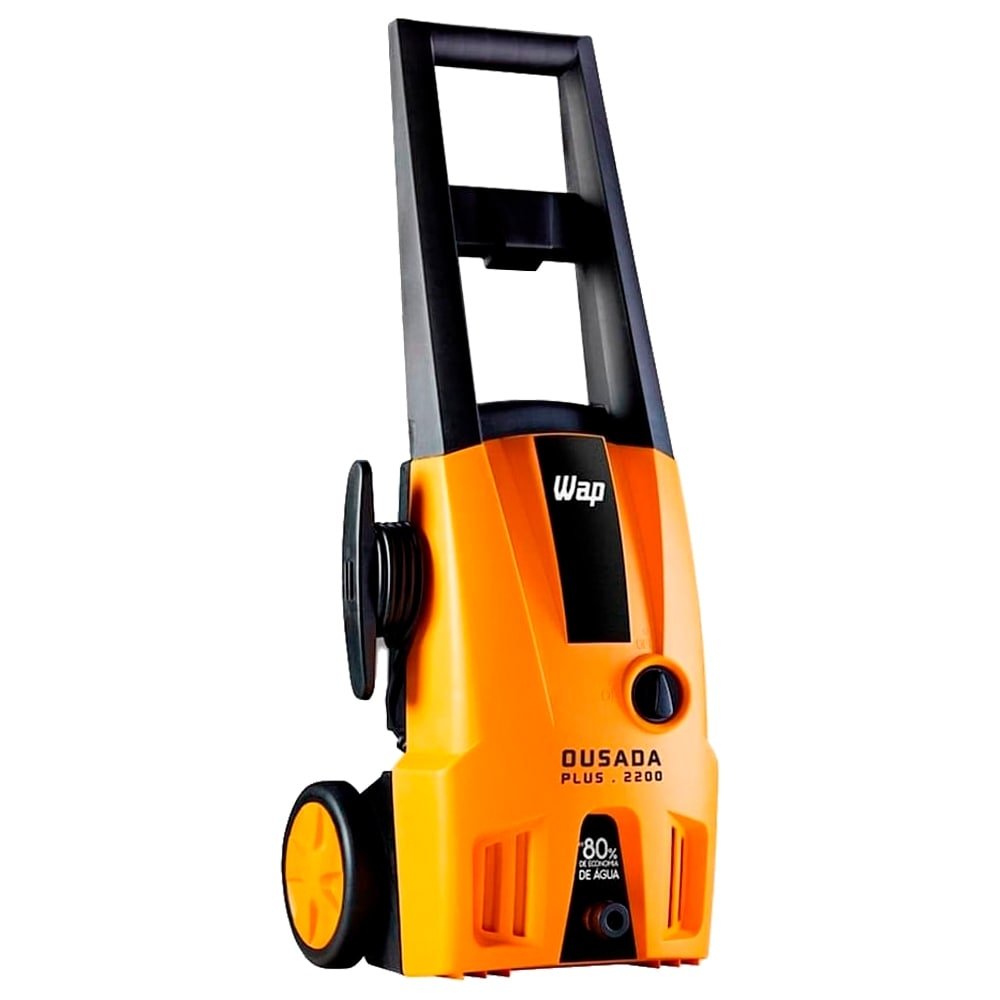Lavadora de Alta Pressão WAP Ousada Plus 2200 - 1500W, 1750 PSI, Compacta com Jato Regulável, Laranja/Preto, 110V