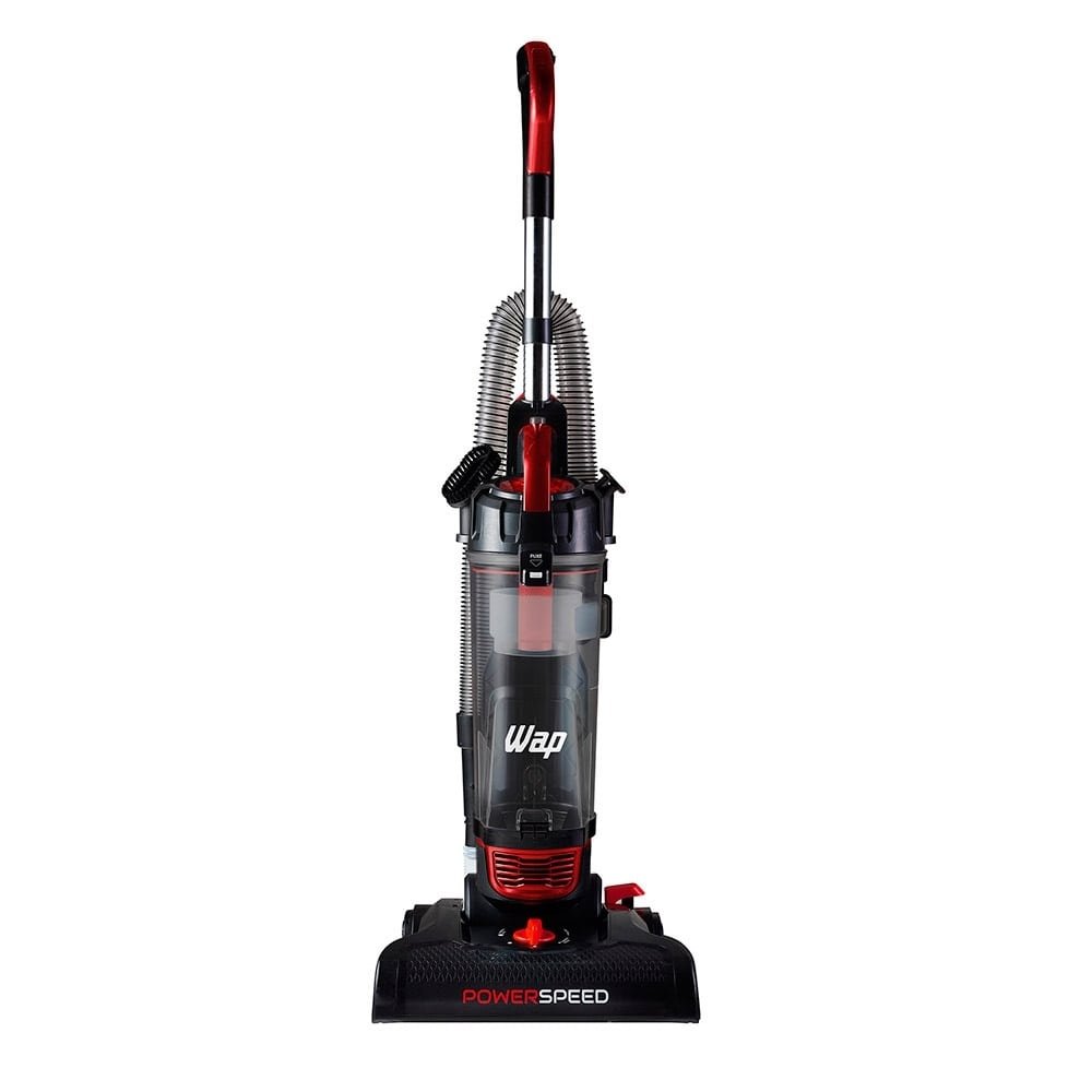 Aspirador de Pó Vertical Wap Power Speed, 2 em 1, 2000W, 3 Litros, Mangueira Flexível, com Fio, Preto/Vermelho, 110V
