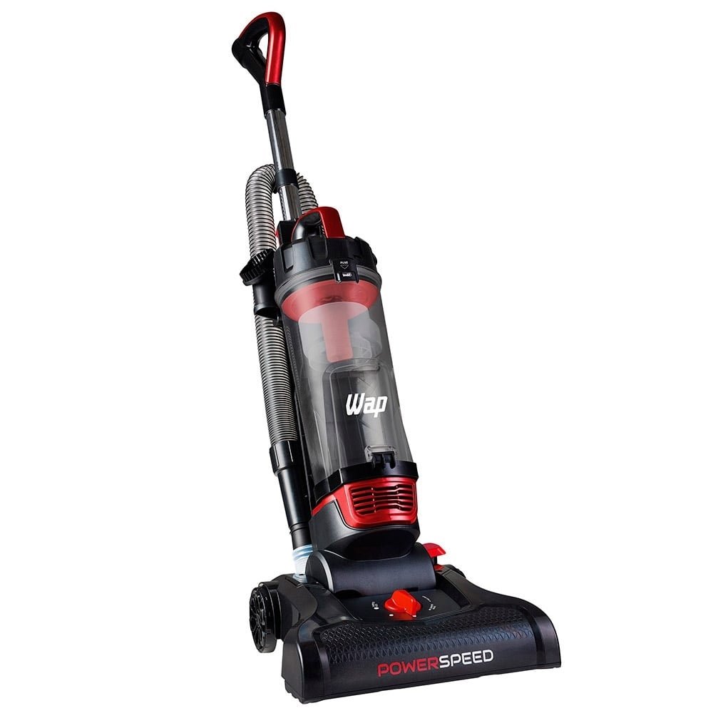 Aspirador de Pó Vertical Wap Power Speed, 2 em 1, 2000W, 3 Litros, Mangueira Flexível, com Fio, Preto/Vermelho, 110V