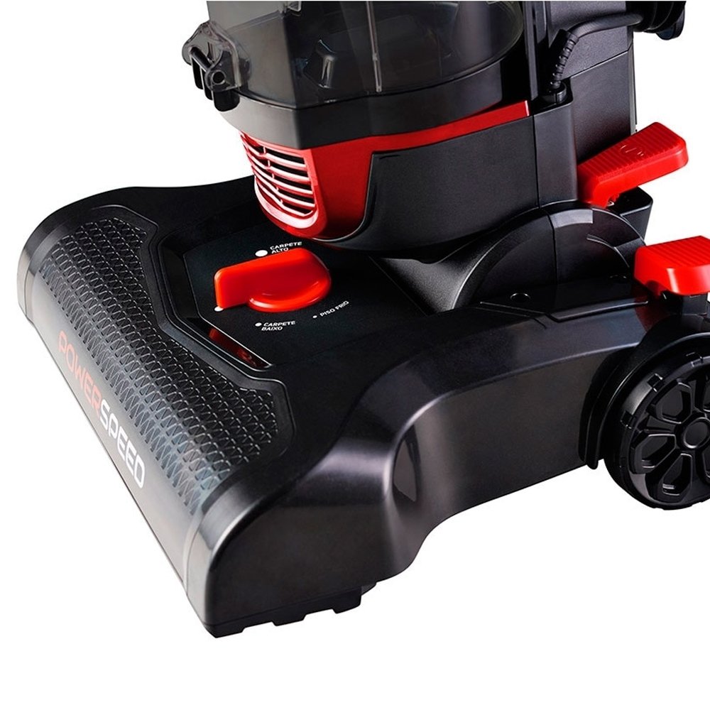 Aspirador de Pó Vertical Wap Power Speed, 2 em 1, 2000W, 3 Litros, Mangueira Flexível, com Fio, Preto/Vermelho, 110V