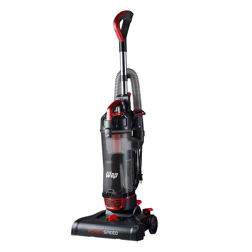 Aspirador de Pó Vertical Wap Power Speed 2 em 1, 2000W, 3 Litros, Mangueira Flexível, Preto/Vermelho, 220V