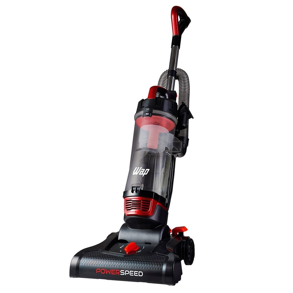 Aspirador de Pó Vertical Wap Power Speed 2 em 1, 2000W, 3 Litros, Mangueira Flexível, Preto/Vermelho, 220V