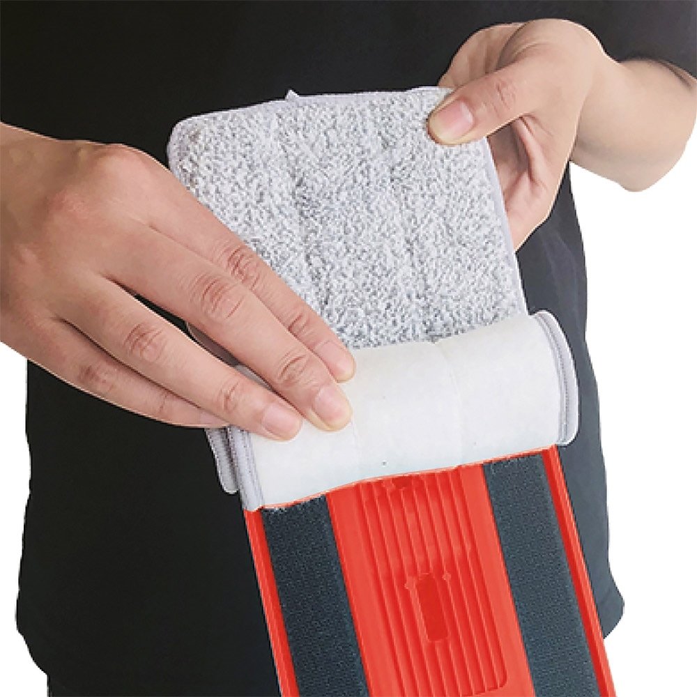 Mop Wap Multiuso LS2 Lava e Seca Duplo com Raspador e Refil de Pano Microfibra
